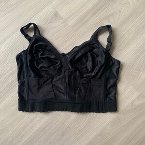 Vintage Carnival Black Corset Top / Bra (40D, Style 720) 🖤
